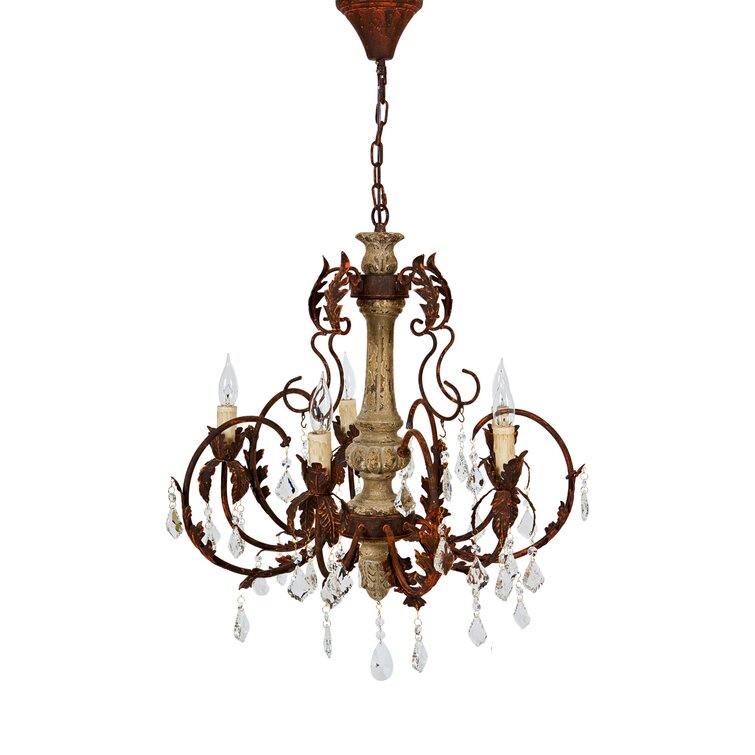 Manor Luxe Beaumont 5 Light Classic Traditional Chandelier